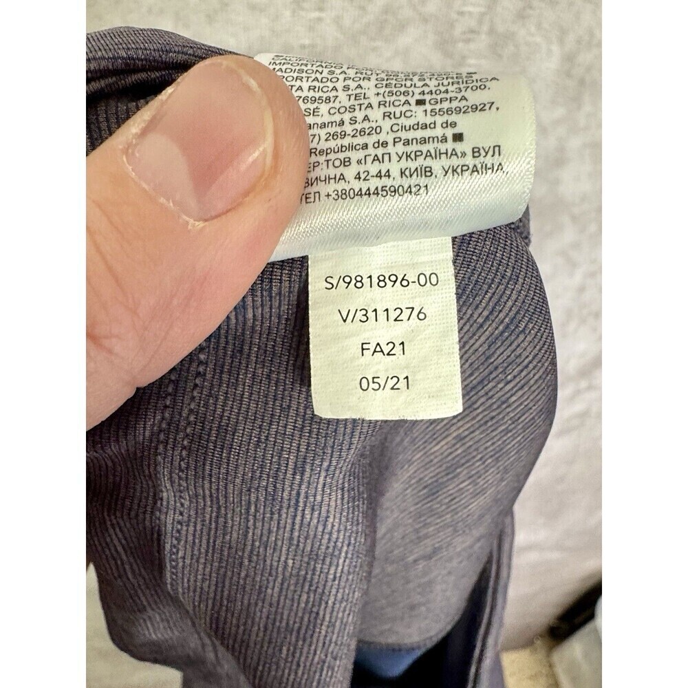 Athleta 7/8 Leggings Womens Medium Ultimate Stash Pocket Heather Blue Pants - Picture 8 of 11